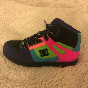 DC Neon Shoes (Size 8.5 - Women’s)